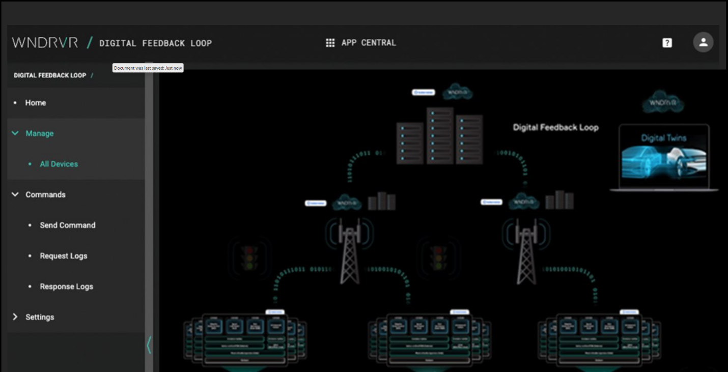 Figure 1. Wind River Studio Digital Feedback Loop provides visibility and management of devices throughout the system lifecycle