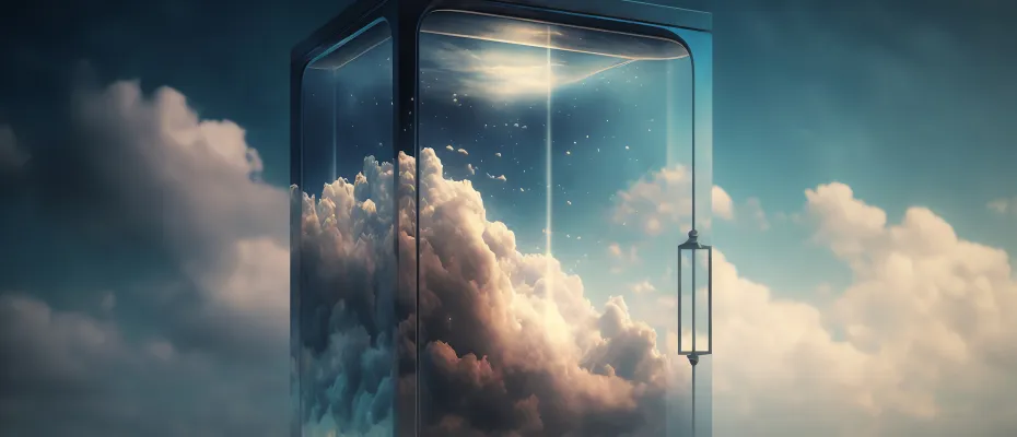 boxed clouds